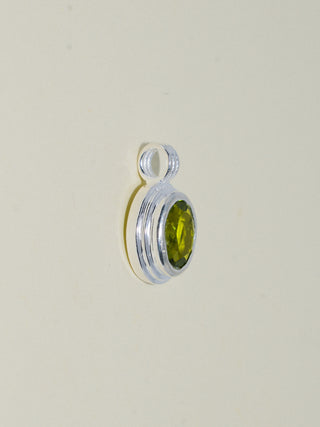 Perfectly Peridot Triple Oval Cut Charm in Sterling Silver