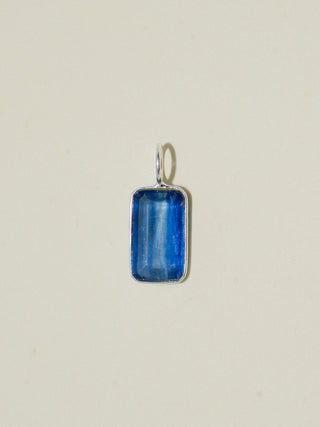No Chill Kyanite Emerald Cut Charm in Sterling Silver