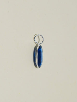Big Chill Kyanite Oval Cut Charm in Sterling Silver