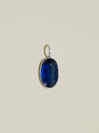 Big Chill Kyanite Oval Cut Charm in Sterling Silver