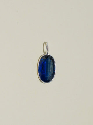 Big Chill Kyanite Oval Cut Charm in Sterling Silver