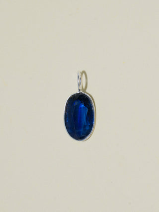 Big Chill Kyanite Oval Cut Charm in Sterling Silver