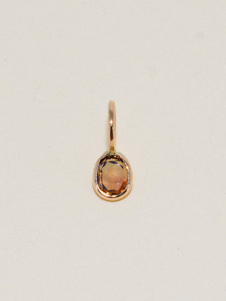 Just like you Diamond Oval Cut Charm in Yellow 14k Gold