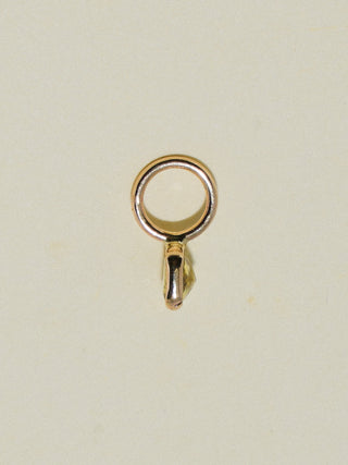 sunny day Yellow Diamond Cushion Cut Charm in Yellow 14k Gold