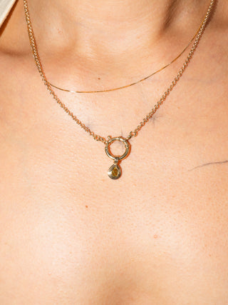 Money Money Money Yellow Diamond Triple Teardrop Cut Charm in Yellow 14k Gold