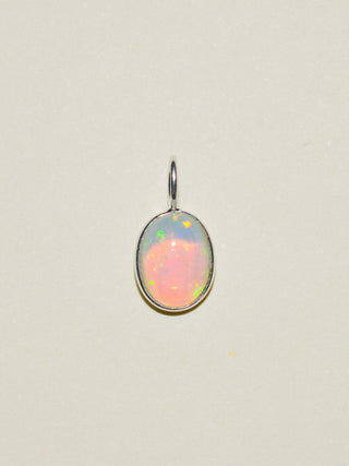 Fredward Opal Oval Cabochon Charm in Sterling Silver