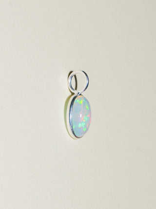 Fredward Opal Oval Cabochon Charm in Sterling Silver