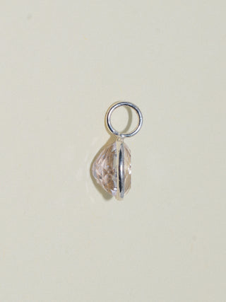 Piggy Piggy Kunzite Oval Cut Charm in Sterling Silver