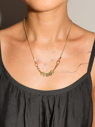 at the Pool Bar Fluorite Connector in Yellow 14k Gold
