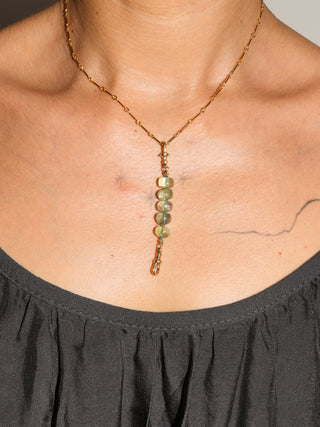 at the Pool Bar Fluorite Connector in Yellow 14k Gold