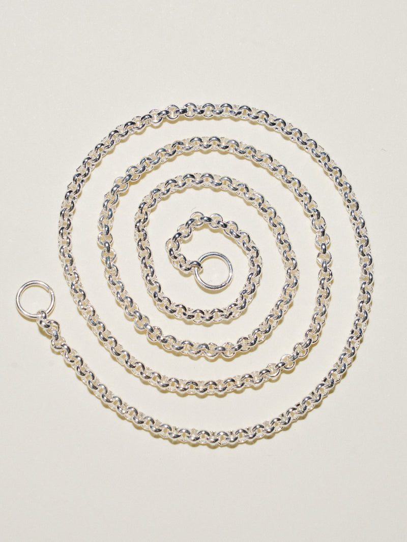 Sterling Silver Manu Open Ended Necklace