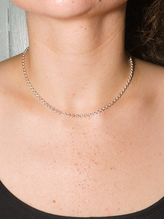 Gemini Necklace in Sterling Silver