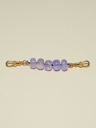 Hi Mrs. Drangea Fluorite Connector in Yellow 14k Gold