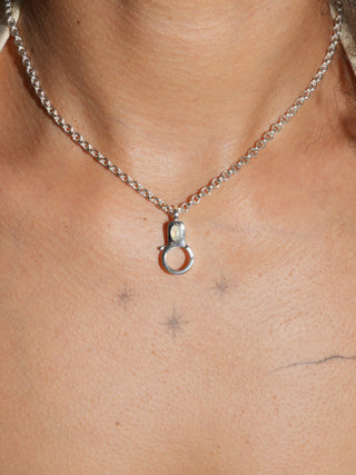 Opal Jelly Lobby Clasp in Sterling Silver