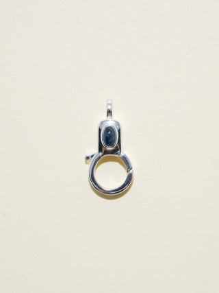 Sapphire Jelly Lobby Clasp in Sterling Silver