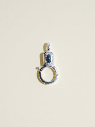 Sapphire Jelly Lobby Clasp in Sterling Silver