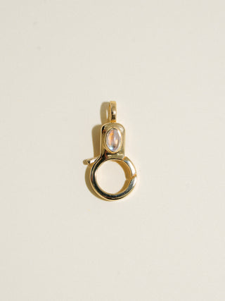 Moonstone Jelly Lobby Clasp in Gold Vermeil
