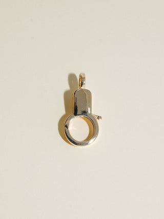 Emerald Jelly Lobby Clasp in Yellow 14k Gold