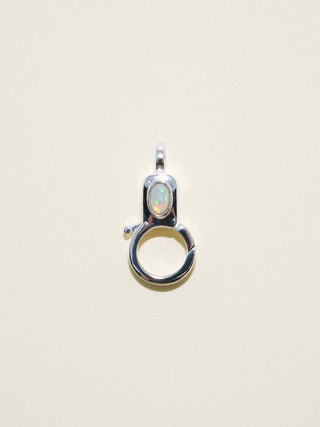 Opal Jelly Lobby Clasp in Sterling Silver