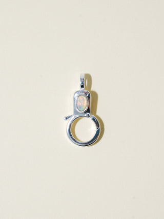 Opal Jelly Lobby Clasp in Sterling Silver