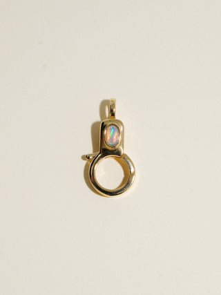 Opal Jelly Lobby Clasp in Gold Vermeil