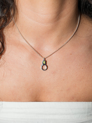 Peridot Lobby Clasp in Sterling Silver