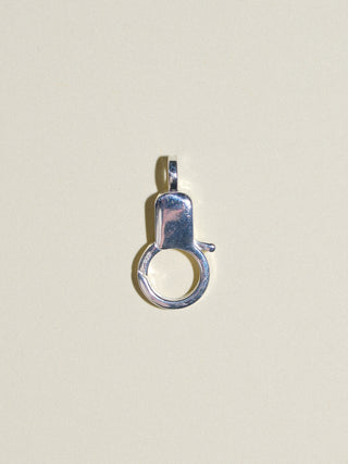 Aquamarine Lobby Clasp in Sterling Silver