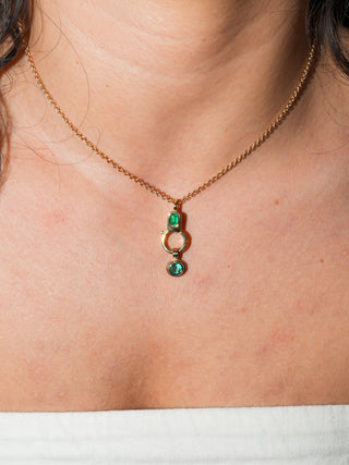 Emerald Lobby Clasp in Vermeil