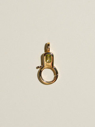 Peridot Lobby Clasp in Vermeil