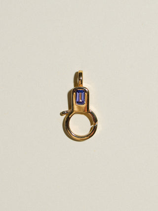 Tanzanite Lobby Clasp in Vermeil