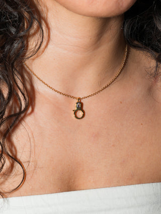 Tanzanite Lobby Clasp in Vermeil