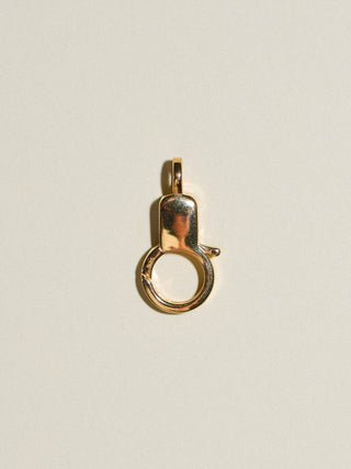White Diamond Lobby Clasp in Vermeil