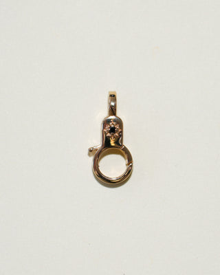Black Diamond Estrella Mini Lobby in Yellow 14k Gold