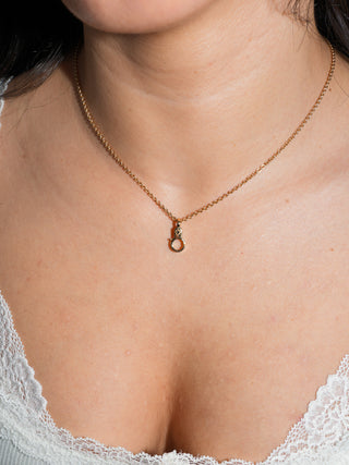 Black Diamond Estrella Mini Lobby in Yellow 14k Gold