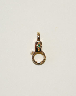 Emerald Estrella Mini Lobby in Yellow 14k Gold