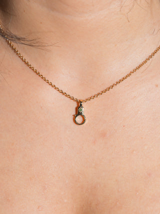 Emerald Estrella Mini Lobby in Yellow 14k Gold
