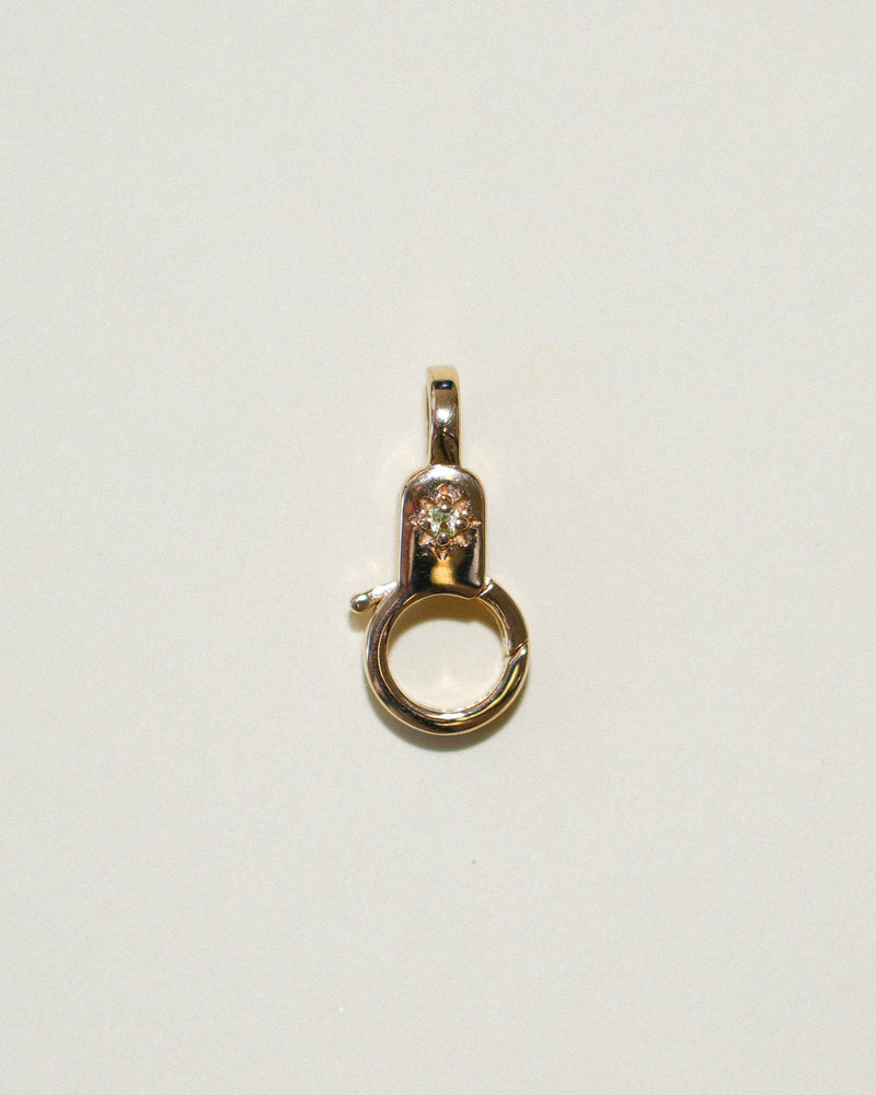 Peridot Estrella Mini Lobby in Yellow 14k Gold