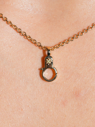 Peridot Estrella Mini Lobby in Yellow 14k Gold