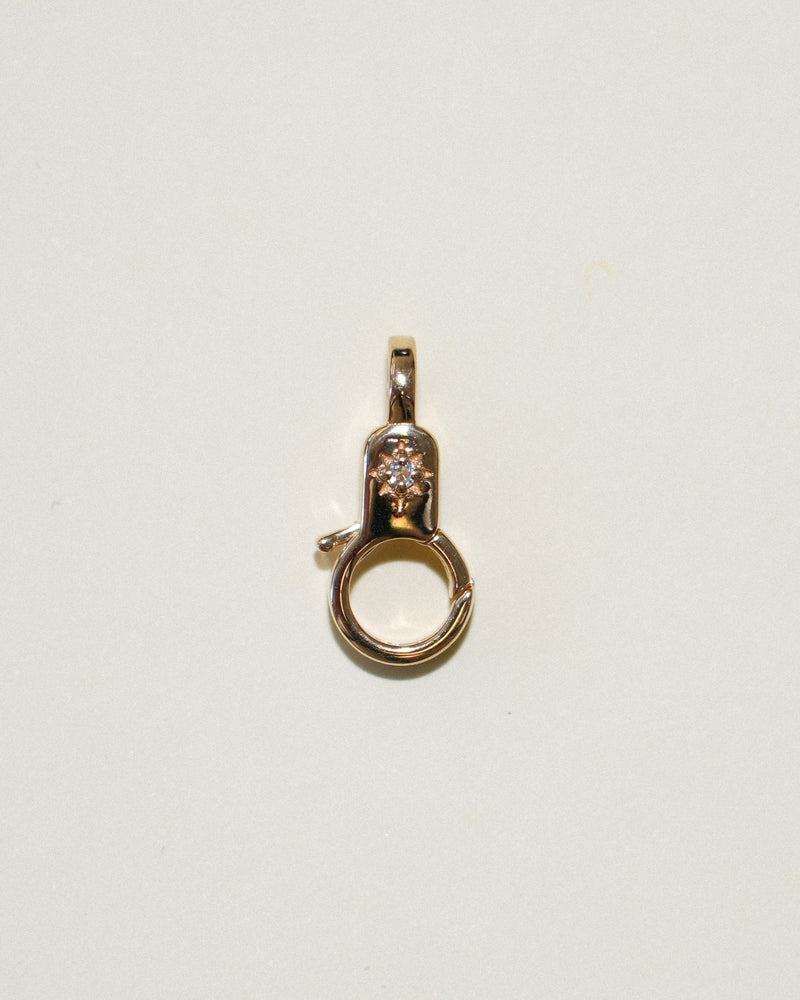 Sky Blue Topaz Estrella Mini Lobby in Yellow 14k Gold