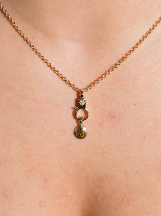 Yellow Diamond Estrella Mini Lobby in Yellow 14k Gold