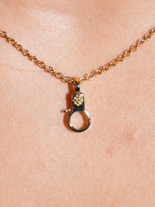Yellow Diamond Estrella Mini Lobby in Yellow 14k Gold
