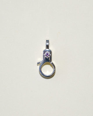 Amethyst Estrella Mini Lobby in Sterling Silver
