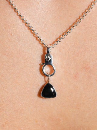 Black Diamond Estrella Mini Lobby in Sterling Silver