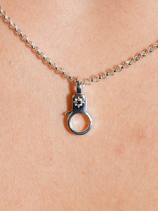 Black Diamond Estrella Mini Lobby in Sterling Silver