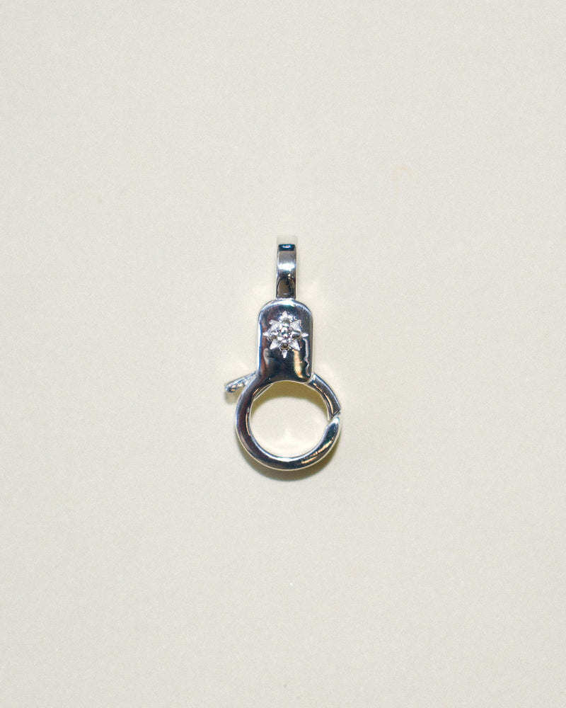 Diamond Estrella Mini Lobby in Sterling Silver