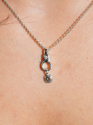 Diamond Estrella Mini Lobby in Sterling Silver