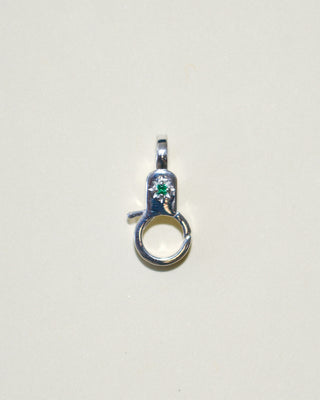 Emerald Estrella Mini Lobby in Sterling Silver