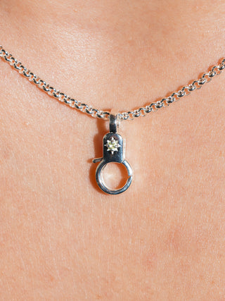 Peridot Estrella Mini Lobby in Sterling Silver