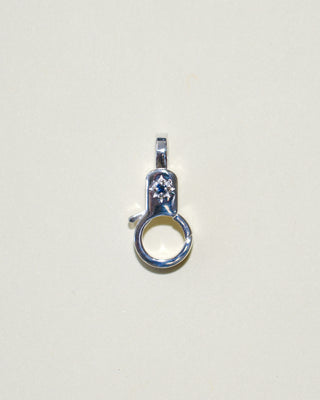 Blue Sapphire Estrella Mini Lobby in Sterling Silver