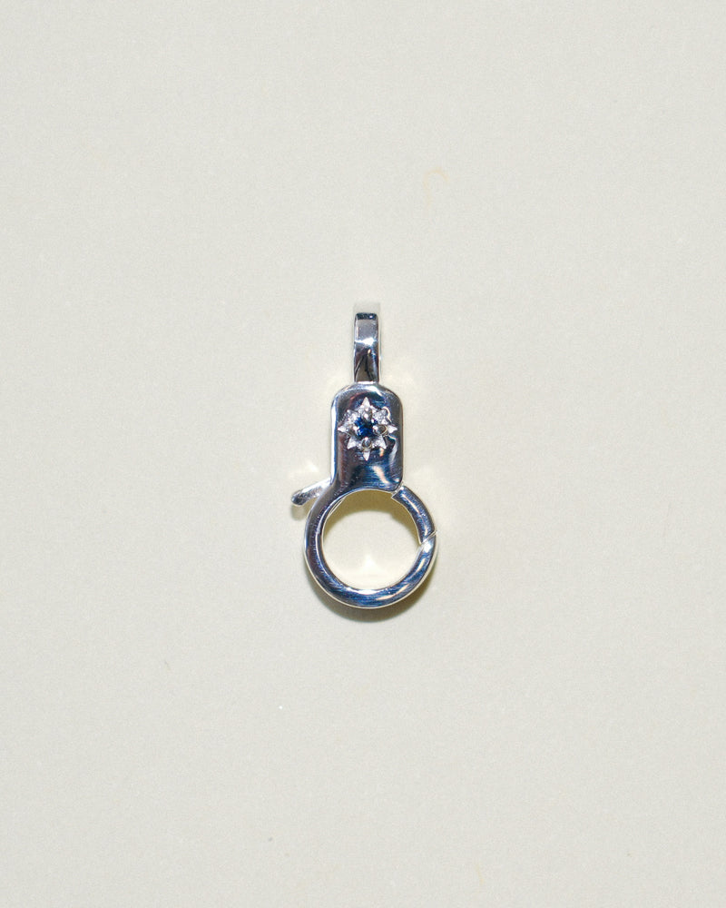 Sapphire Estrella Mini Lobby in Sterling Silver